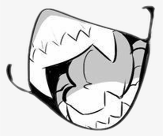 Freetoedit Manga Anime Mouth Fangs Monster Smile Beast - Clown Drawing Reference, HD Png Download, Transparent PNG