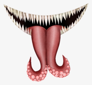 Transparent Teeth Creepy - Transparent Mouth Scary, HD Png Download, Transparent PNG