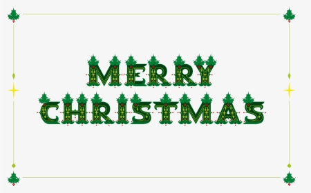 Merry Christmas Lettering Png, Transparent Png, Transparent PNG
