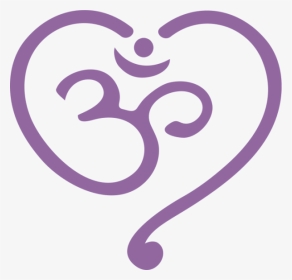 Yoga With Heart Logo - Yoga Heart, HD Png Download, Transparent PNG