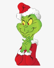 Grinch With Christmas Hat, HD Png Download, Transparent PNG