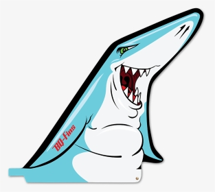 Shark Right Shadow - Cartoon, HD Png Download, Transparent PNG