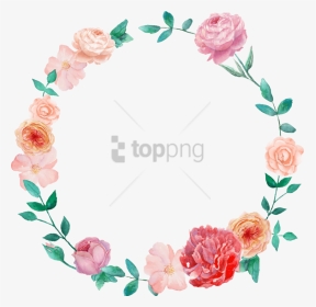 Wreath Png Watercolor Wreath Png Watercolor - Watercolor Wreath Flower Png, Transparent Png, Transparent PNG