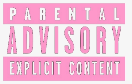 Vaporwave Text Png - - Pink Parental Advisory Png, Transparent Png, Transparent PNG