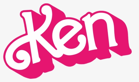 #ken #aesthetic #barbie #pink #retro #text #vaporwave - Barbie And Ken Logo, HD Png Download, Transparent PNG