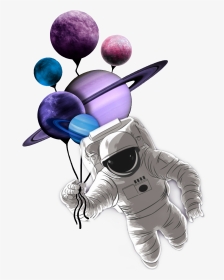 #freetoedit #planets #astronaut - Planets Balloon Clipart Png, Transparent Png, Transparent PNG
