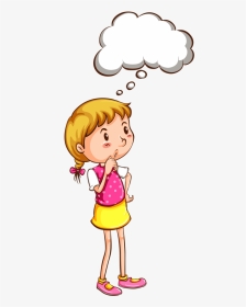 Child Thinking Clipart, HD Png Download, Transparent PNG