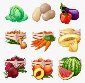 Fruits Clipart Local Fruit - Harvest Vegetable And Fruits, HD Png Download, Transparent PNG