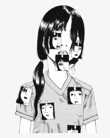 #girl #creepy #anime - Shintaro Kago, HD Png Download, Transparent PNG