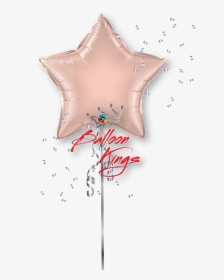 Rose Gold Star - Balloon, HD Png Download, Transparent PNG