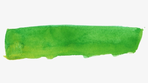 Green Watercolour Brush Stroke, HD Png Download, Transparent PNG