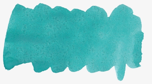 Turquoise Watercolor Stroke, HD Png Download, Transparent PNG