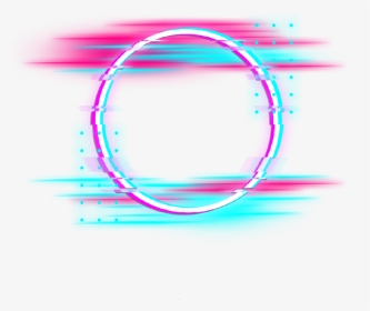 #halo #fault #round #glitch #neon #circle #galaxy #error - Neon Png, Transparent Png, Transparent PNG