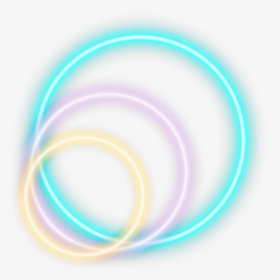 #freetoedit #neonframe #frame #neon #round #circle - Circle, HD Png Download, Transparent PNG