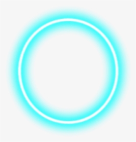 #neon #blue #light #circle #tumblr - Neon Lights Tumblr Hd, HD Png Download, Transparent PNG