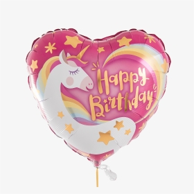 Magical Unicorn Happy Birthday - Balloon, HD Png Download, Transparent PNG