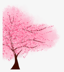 Anime Cherry Blossom Tree Png, Transparent Png, Transparent PNG