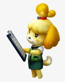 Logo-animal Crossing New Leaf X Mh4g - Animal Crossing Isabelle Side, HD Png Download, Transparent PNG