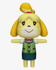 Download Zip Archive - Isabelle Animal Crossing T Pose, HD Png Download, Transparent PNG