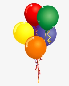 Free Birthday Balloons Clip Art Pictures - Birthday Balloons Clipart, HD Png Download, Transparent PNG