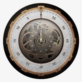 Steampunk Clock Animated Gif, HD Png Download, Transparent PNG