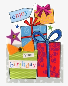 Grandad Happy Birthday Gift Set Keyring & Magnet 50-85 - Enjoy Your Birthday, HD Png Download, Transparent PNG