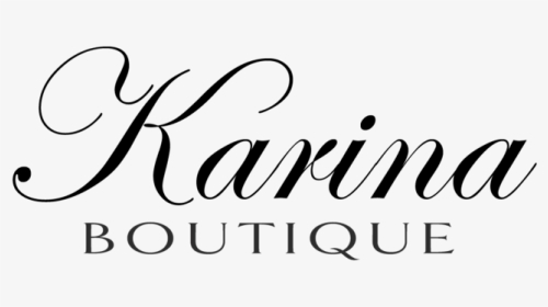 Karina Boutique Logo - Calligraphy, HD Png Download, Transparent PNG