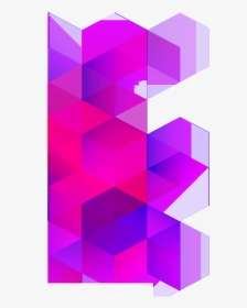 #cubes #shape #shapes #pink #purple #freetoedit - Graphic Design, HD Png Download, Transparent PNG