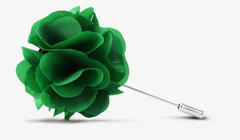 Emerald Green Solid Lapel Flower - Emerald Green Flower Png, Transparent Png, Transparent PNG