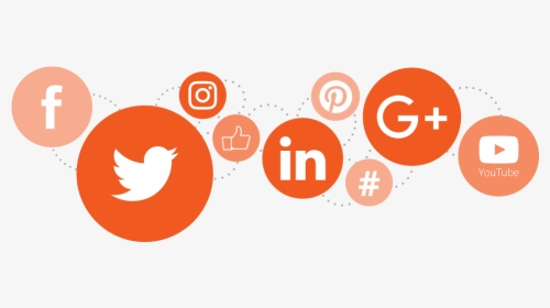 4 Social Networks - Social Media E Marketing, HD Png Download, Transparent PNG