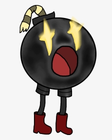 Paradigm Bomb With Legs - Cartoon, HD Png Download, Transparent PNG
