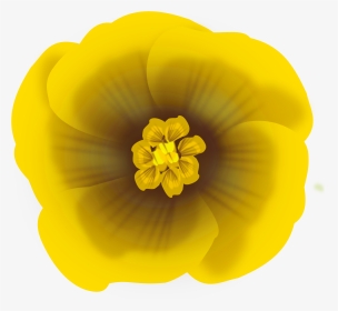 Flower Yellow Icons Png - Desenho Flor Amarela Png, Transparent Png, Transparent PNG