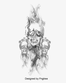 Smoke Skull Png Hd, Transparent Png, Transparent PNG