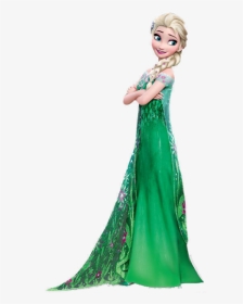 Elsa Clipart Color - Elsa Frozen Spring Fever, HD Png Download, Transparent PNG