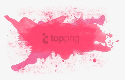 Splash Png Pink Red Paint Image With - Purple Ink Splash Png, Transparent Png, Transparent PNG