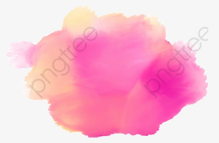 Pink Watercolor Splash Dreamy - Pink Watercolor Stain Png, Transparent Png, Transparent PNG