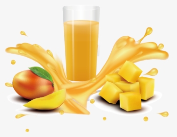 Smoothie Vector Splash - Transparent Mango Juice Png, Png Download, Transparent PNG