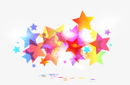 #star #stars #colorful #rainbow #rainbows - Colorful Stars Design Png, Transparent Png, Transparent PNG