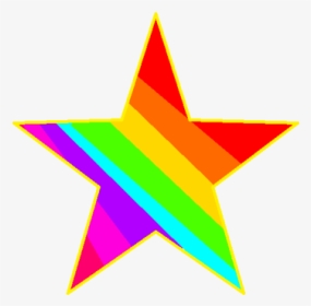 Rainbow Stars Clipart - Graphic Design, HD Png Download, Transparent PNG