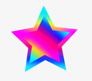 Colorful Star Clipart, HD Png Download, Transparent PNG