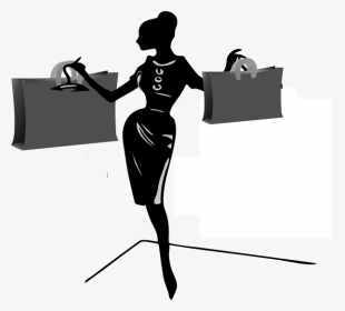 Fashion Clipart Fashion Consultant - Shopping Cliparts, HD Png Download, Transparent PNG