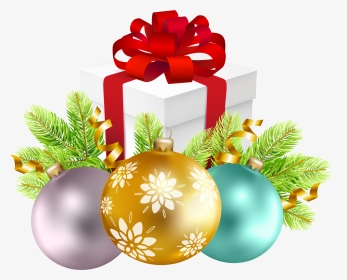 Christmas Decoration With Gift - Happy New Year 2020 Border, HD Png Download, Transparent PNG