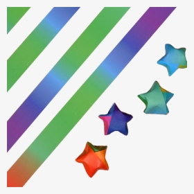Rainbow Lucky Stars - Star, HD Png Download, Transparent PNG