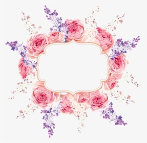 #floral #flowers #frame #flower #wreath #arrangement, HD Png Download, Transparent PNG