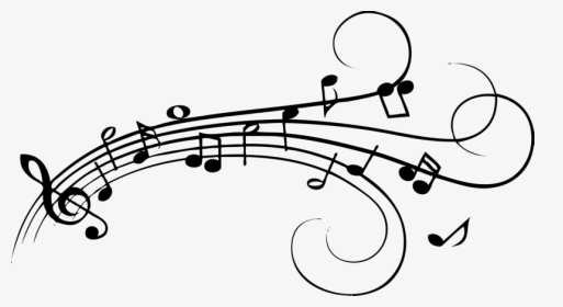 Transparent Music Symbol Png - Flowing Music Notes, Png Download, Transparent PNG
