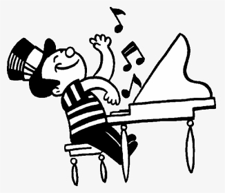 Piano Music Clipart - Play An Instrument Drawing, HD Png Download, Transparent PNG