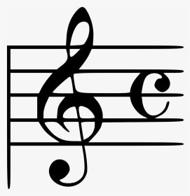 Cross With Music Notes Clipart Png Freeuse Library - Treble Clef Images Clip Art, Transparent Png, Transparent PNG
