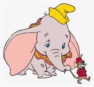 Stuck Clip Dumbo - Dumbo And The Mouse Colouring, HD Png Download, Transparent PNG