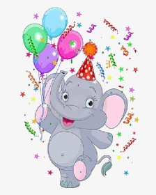 Pin By Cybernoiz On Sweet - Elephant Birthday, HD Png Download, Transparent PNG