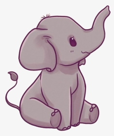 How To Draw Baby Elephant Drawing Of A Baby Elephant Hd Png Download Transparent Png Image Pngitem